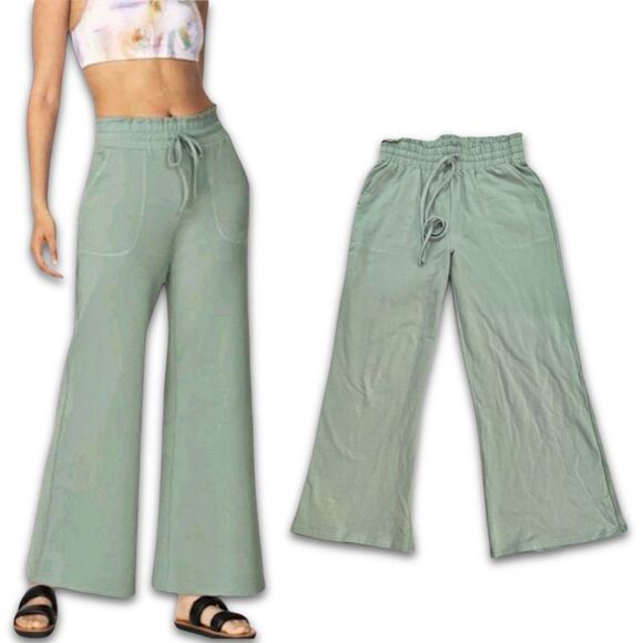 Johnny Was Calme Wide Leg Relaxed Terry Pant Sweatpants - Picture 7 of 16